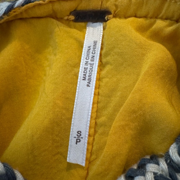 Free People Periscopes In The Sky Yellow Babydoll Dress - Picture 9 of 10